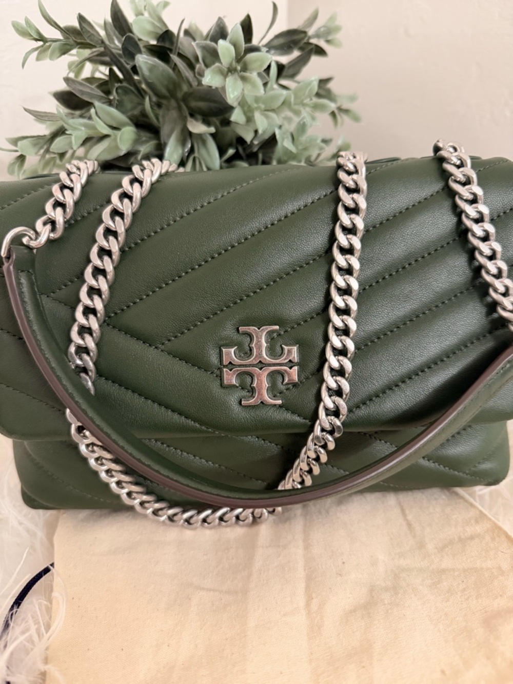 TORY BURCH SMALL KIRA CHEVRON SHOULDER BAG - Picture 3 of 9